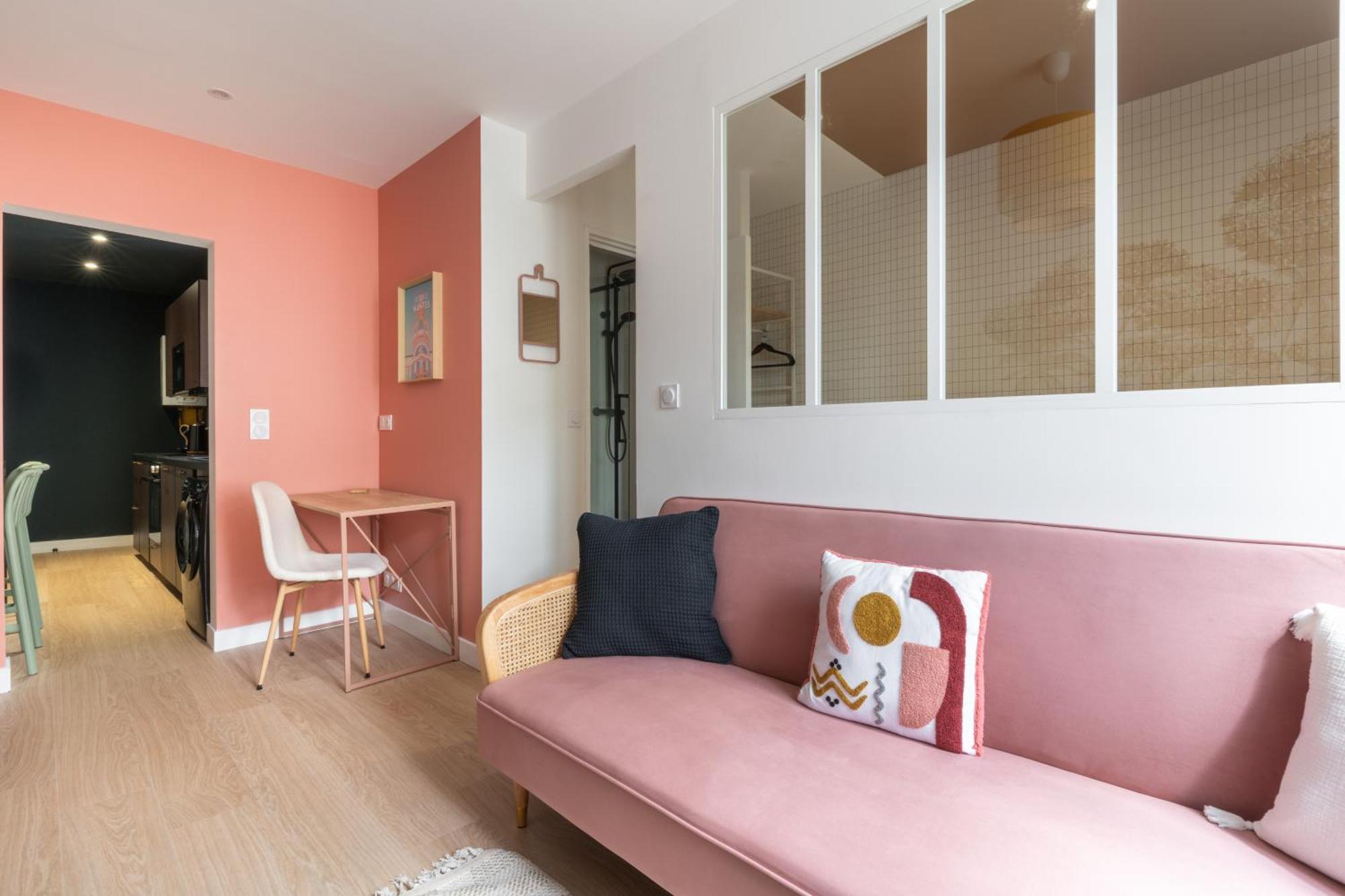 Appartement Elegant Proche Tramway & Centre-Ville Nantes Buitenkant foto