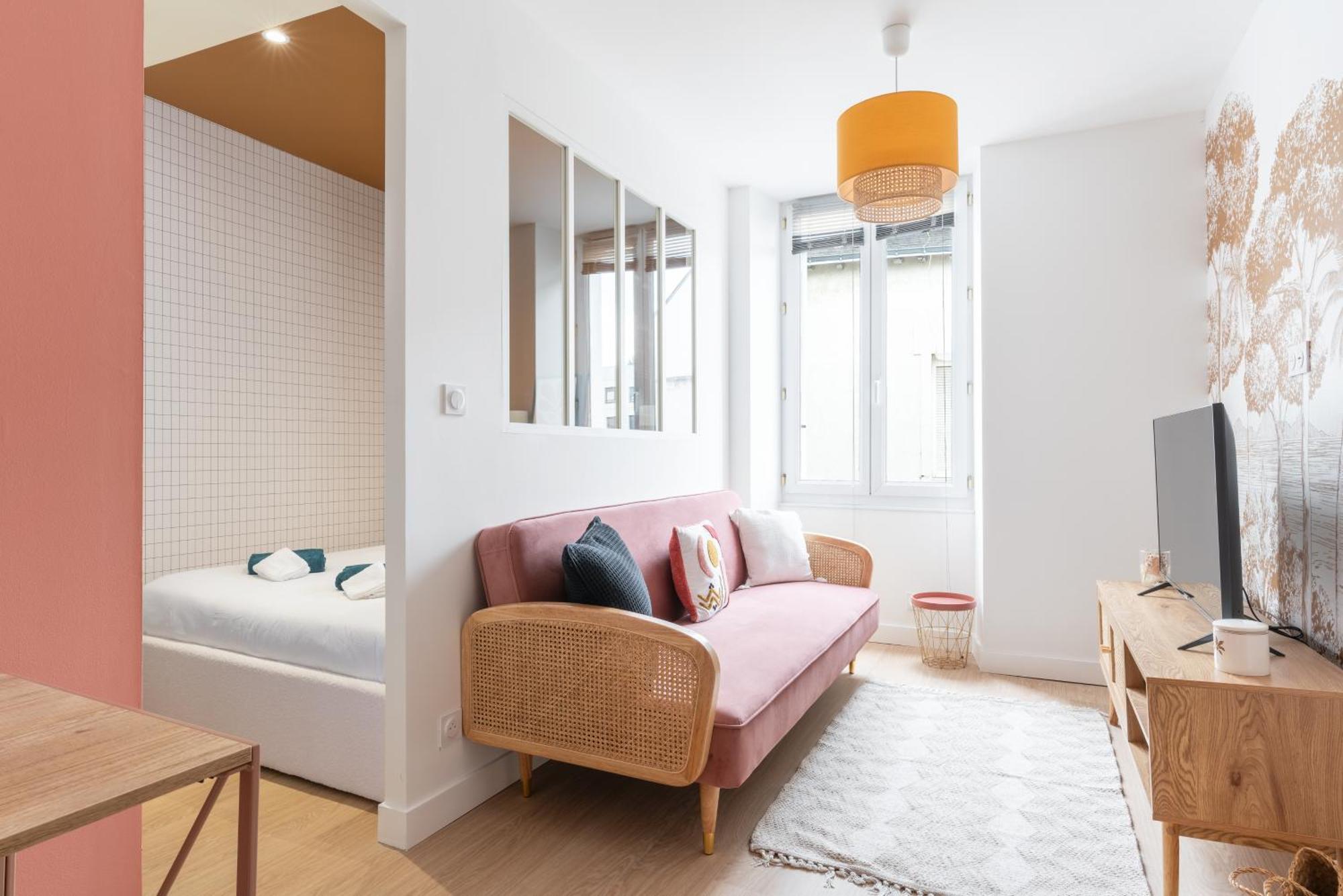 Appartement Elegant Proche Tramway & Centre-Ville Nantes Buitenkant foto
